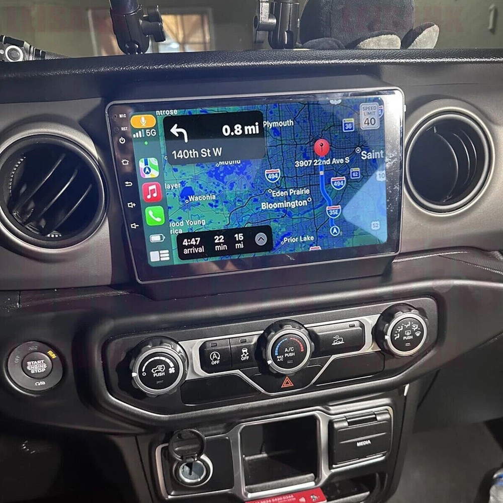 For 2018-2022 Jeep Wrangler JL Gladiator Car Radio Wireless GPS Carplay Camera