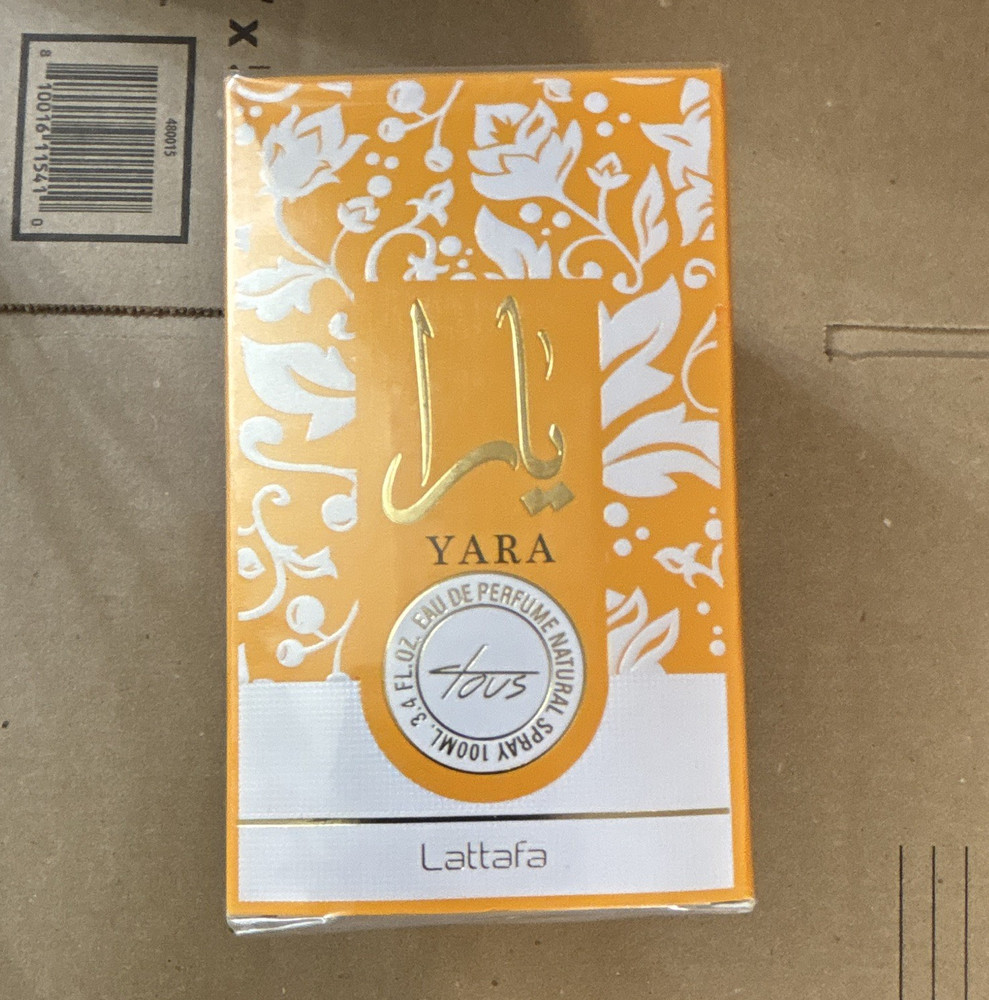 Lattafa Yara Eau de Parfum Natural Spray Perfume, Regular Size 3.4 fl oz