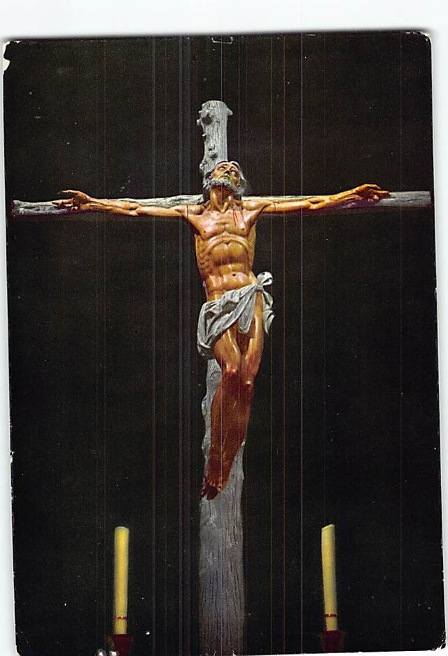 Postcard Christ of the Main Altar Basilica of the Valley of the Fallen Spain