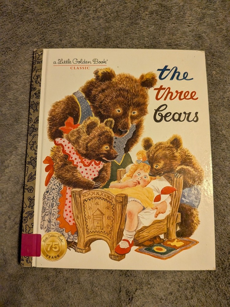 The Three Bears Little Golden Book F. Rojankovsky |  Hardcover 1975 Like New