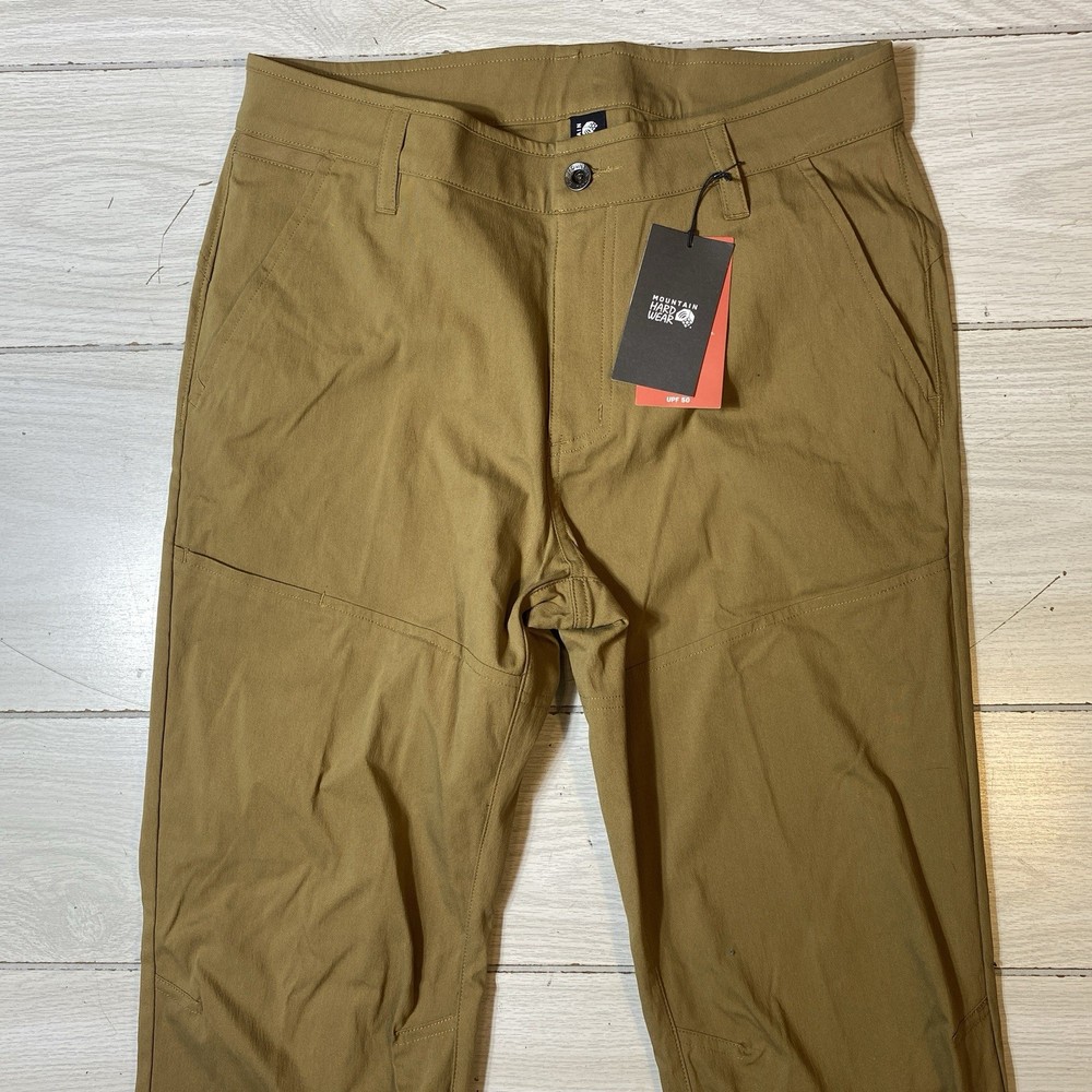 NEW Mountain Hardwear AP Pants Mens Hiking Pants UPF 50 Corozo Nut Size 32/32