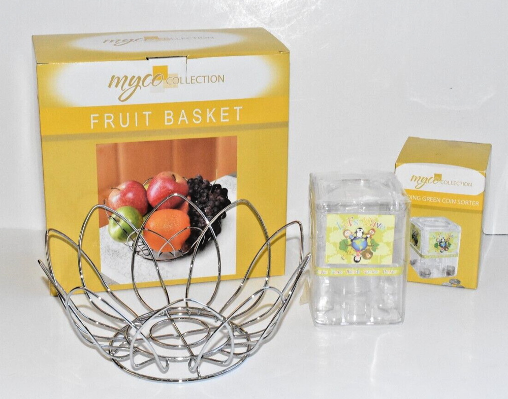Myco Collection Fruit Basket & Coin Sorter