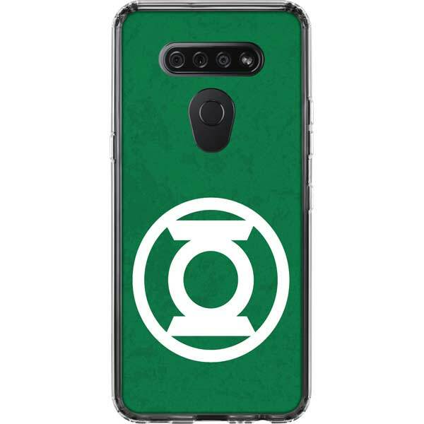 Green Lantern Logo Clear Case for LG K51 Q51 - DC Comics Design