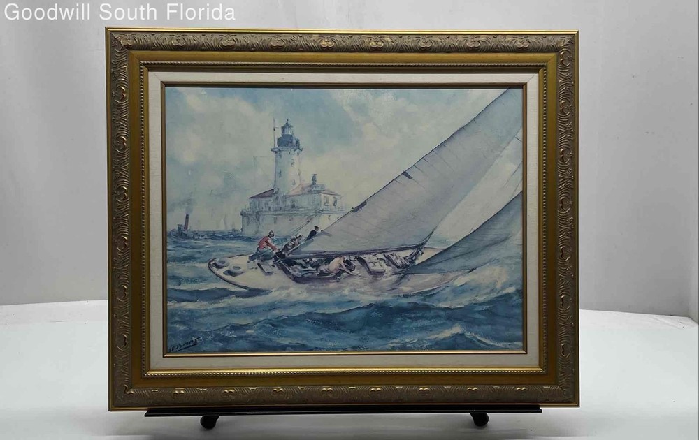 Wall Hanging Decorative Framed A Good Breeze Art Print By James Sessions