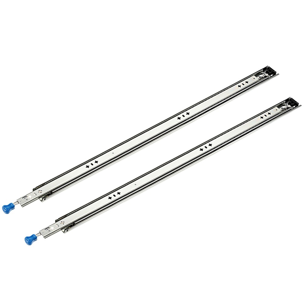 1 Pair Heavy Duty Drawer Slides, 32 Inch Drawer Slides with Lock 194lb