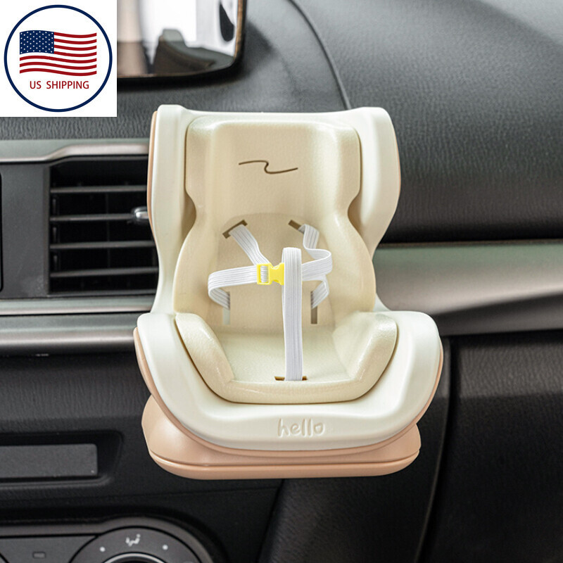Labubu-Compatible Safety Seat Car Ornament Decoration No Dolls Included
