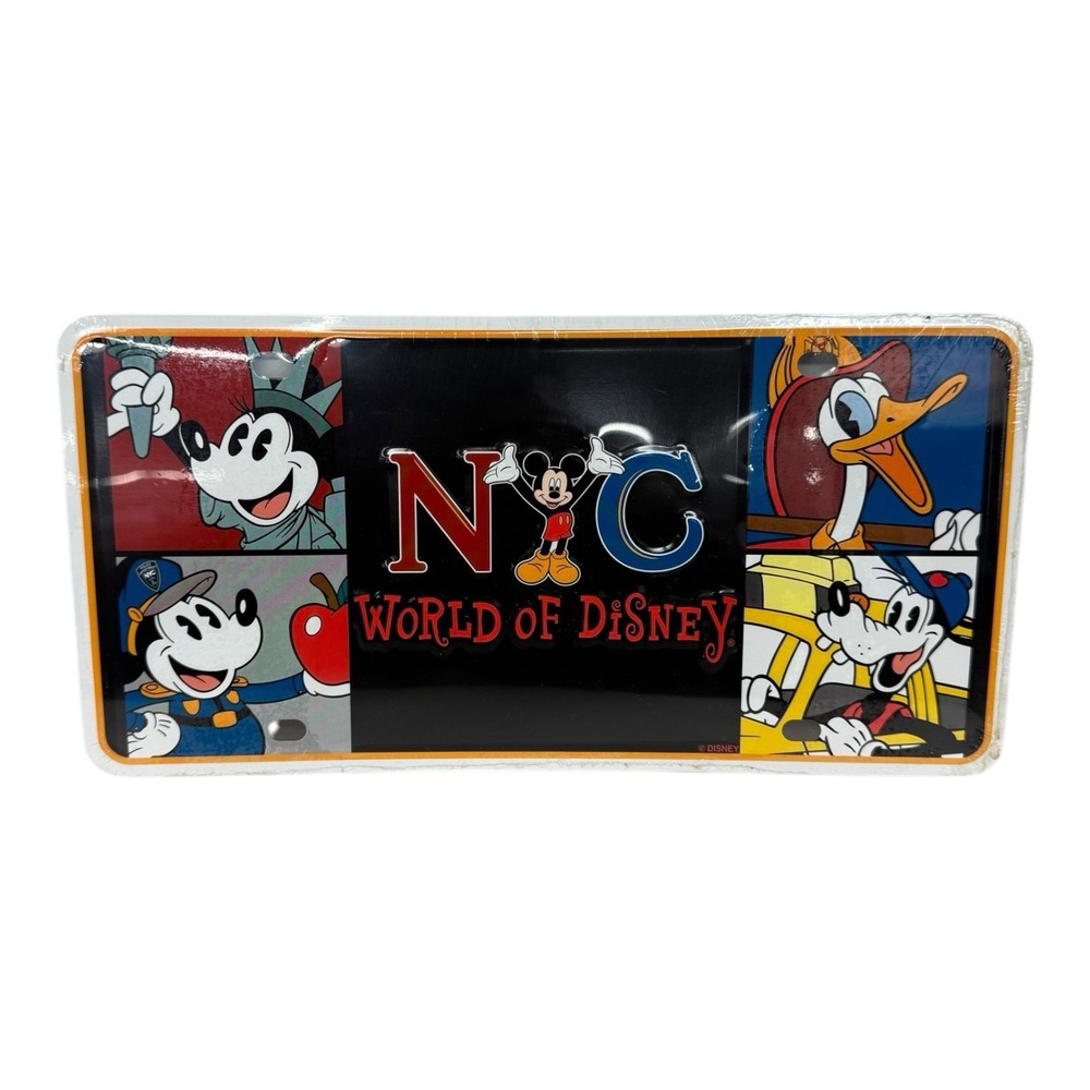 Disney NYC World Of Disney New York License Plate Brand New Sealed