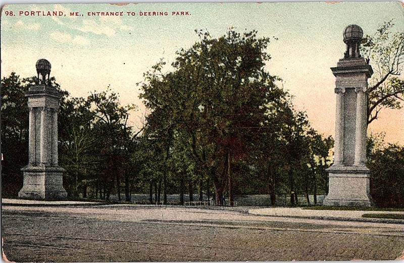 Postcard NATURE SCENE Portland Maine ME m/09 AJ2161