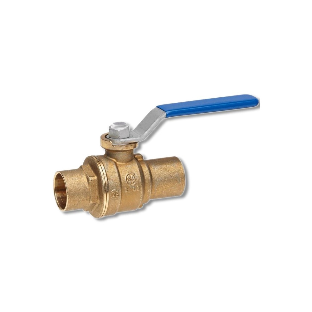 Homewerks 1 in Brass Sweat Ball Valve Full Port 116-4-1
