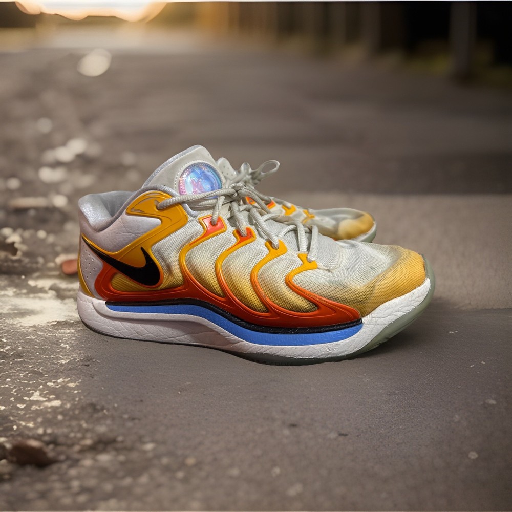 Size 9 Men - Nike KD 17 Sunrise *pre-owned* SIZE 9 FJ9487-700 Kevin Durant
