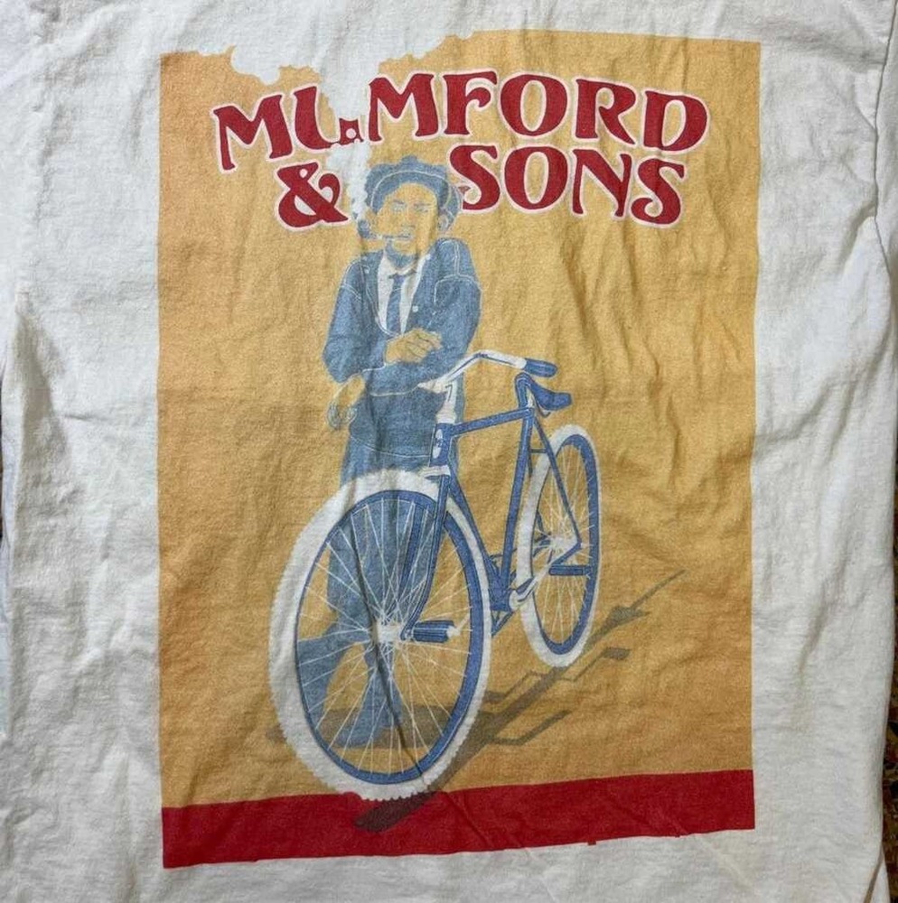 Mumford And Sons WHite Cotton Full Size Unisex T Shirt BO1448