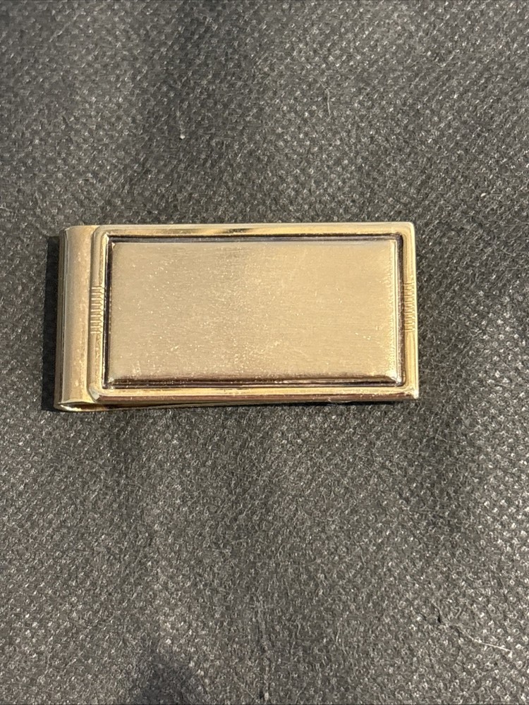 Vtg Gold Tone Money Clip