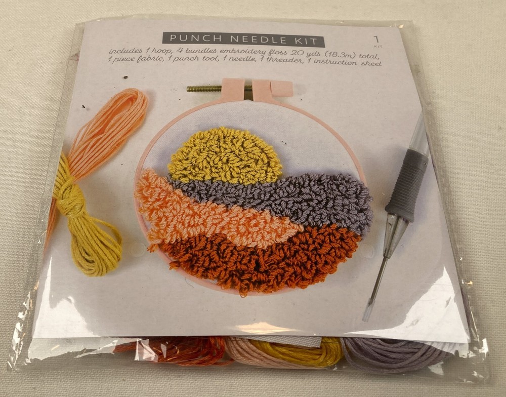 Punch Needle Kit Sunset Sunrise Complete New