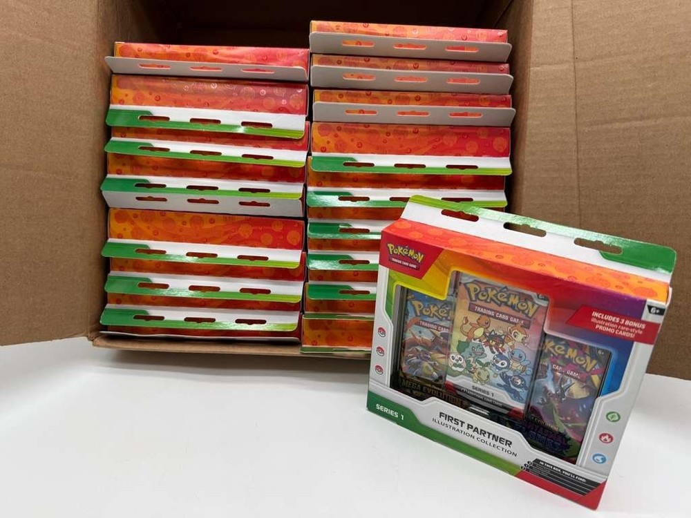 Lot of (20) Pokemon TCG First Partner Illustration Collection Boxes SEALED/NEWPROBSTEIN is actively accepting consignments !!