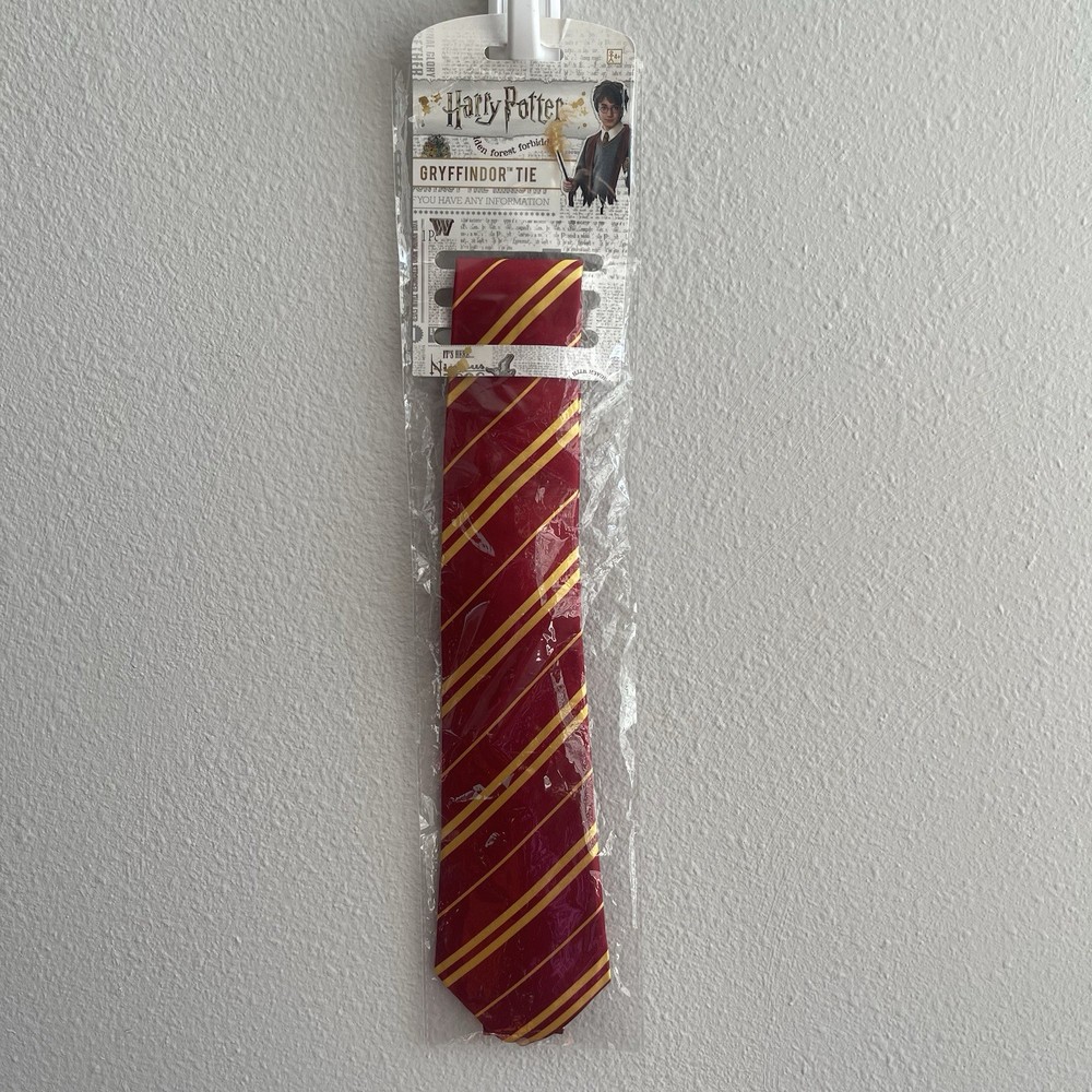 Harry Potter Gryffindor Tie Red Gold Striped Costume Cosplay