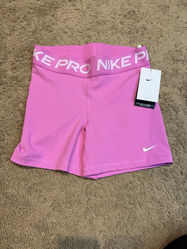 Nike Pro Dri-Fit Compression Training Shorts  Women's M Pink NWT