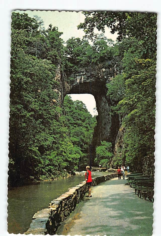 Postcard Natural Bridge Virginia USA