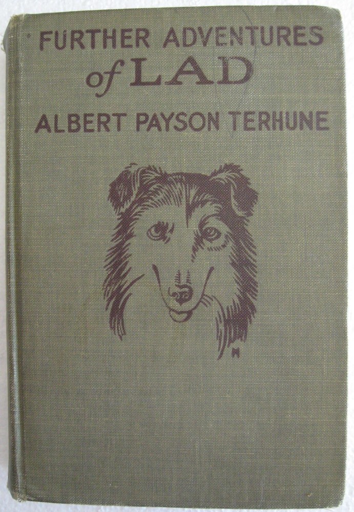 1922 FURTHER ADVENTURES OF LAD Book ALBERT PAYSON TERHUNE HC Collie Dog Story
