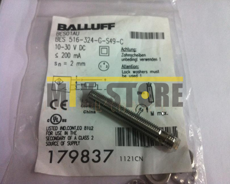 1PC New BALLUFF BES516-324-G-S49-C BES 516-324-G-S49-C Sensor&Proximity Switch