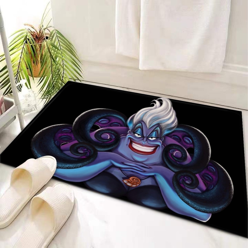 Disney Ursula Villains Print Door Mat Kitchen / Bathroom With Non-slip Backing