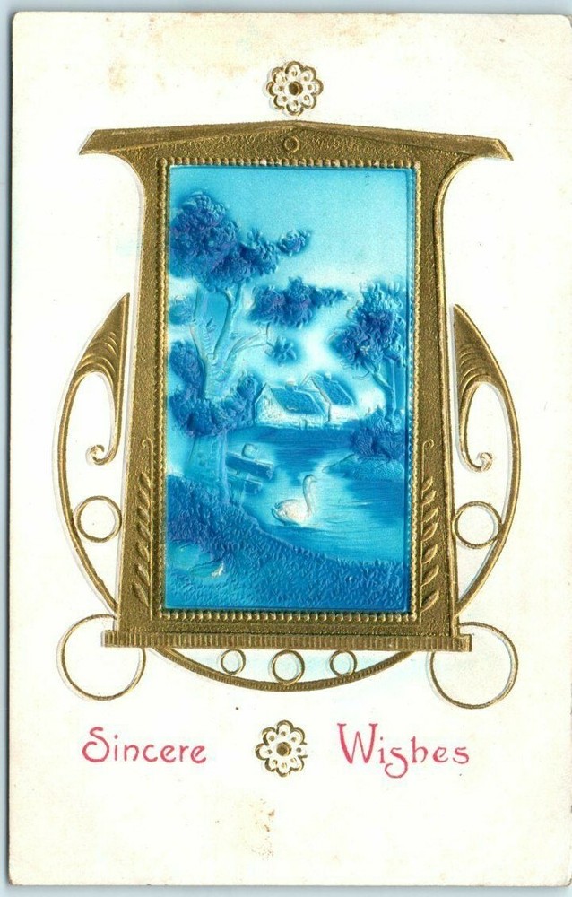 Postcard - Sincere Wishes with Art Print