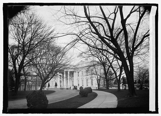 Photo:White House Washington DC 1921 Historic Photograph