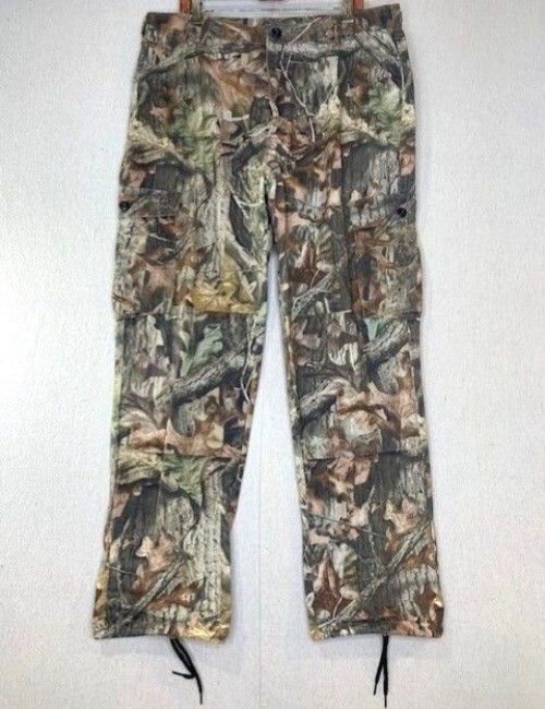 Walls Outdoors Men's Camouflage Cargo Pants with Adjustable Waist 38-40