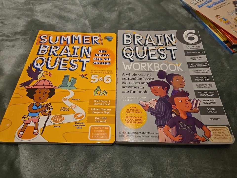 Brain Quest Grade 6 Workbooks (See Description)