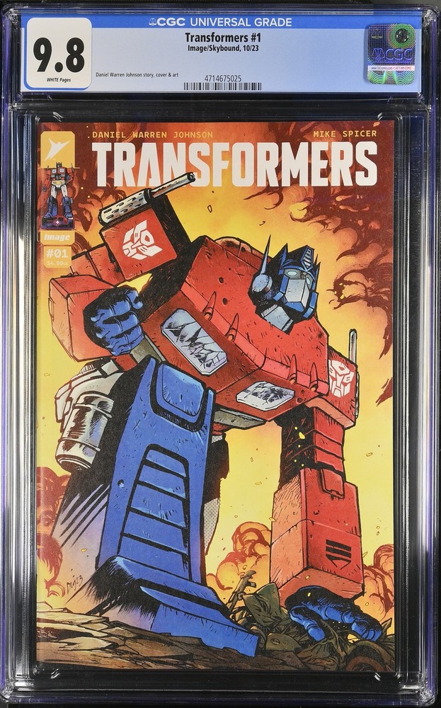 Transformers 1 CGC 9.8 First Print