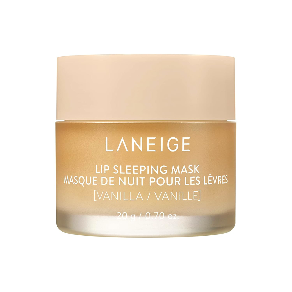 LANEIGE Vanilla Lip Sleeping Mask 20g - Hydrating Nourishing Treatment for Dry Lips with Antioxidants
