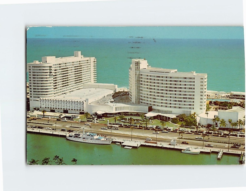 Postcard Fontainebleau Miami Beach Florida USA