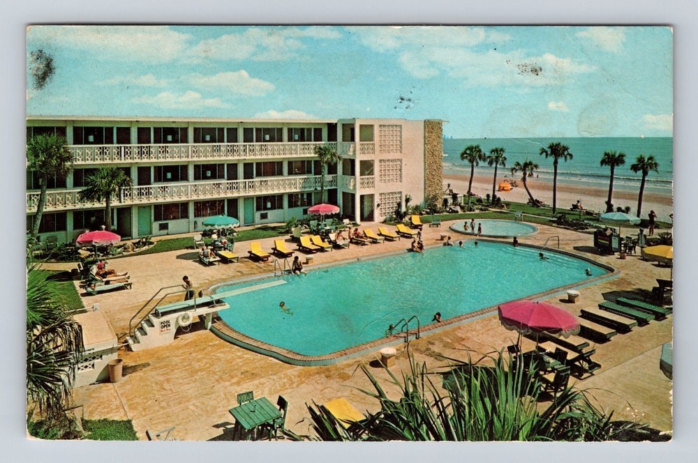Daytona Beach FL-Florida Sheraton Daytona Beach Motor Inn Vintage Postcard