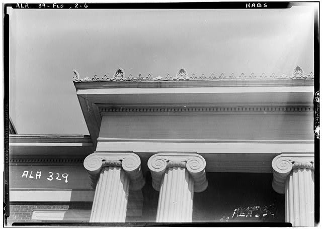 Florence Alabama Courtview Porch Trim University of North Alabama 1935