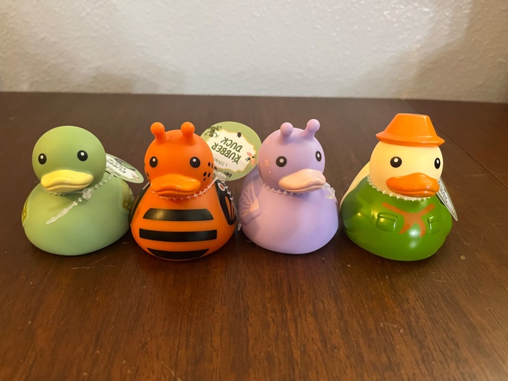 Target Bullseye Playground 2025 Set of 4 Garden Rubber Ducks