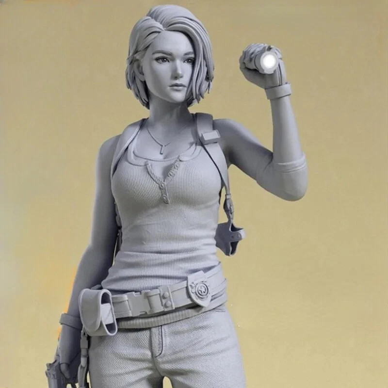 1/24 Resin Figure Model Kit Female Explorer Strange Change Miniature Statue