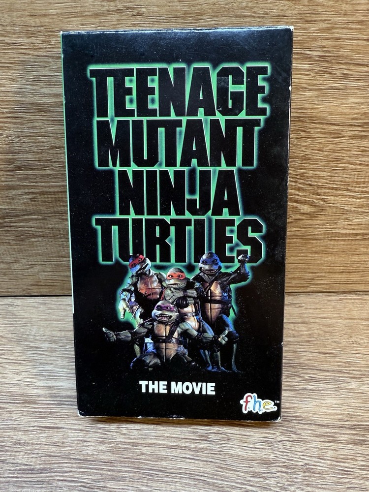 Untested Vintage 1990 Original VHS Teenage Mutant Ninja Turtles - The Movie