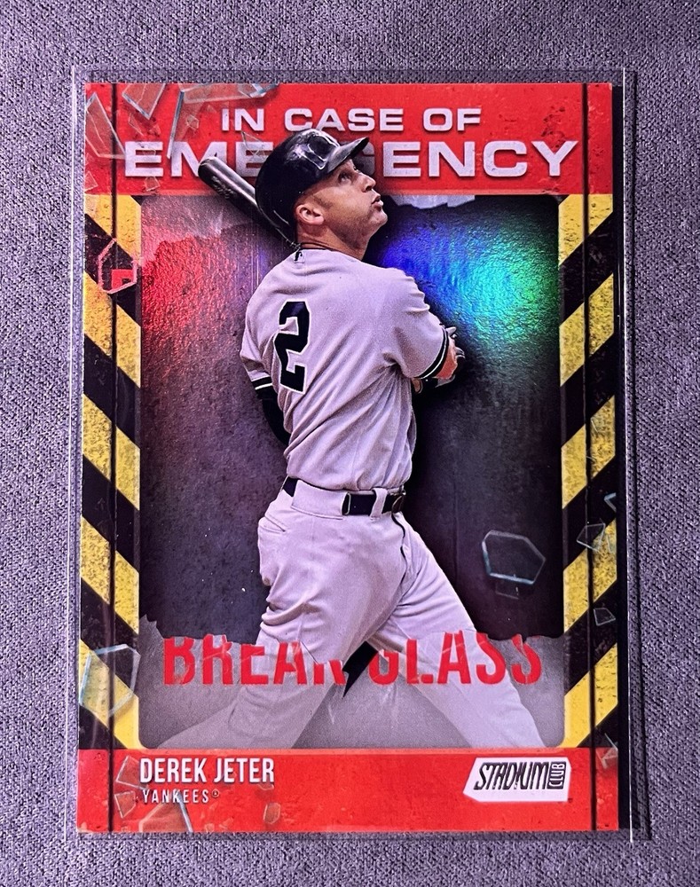 2025 Topps Stadium Club Derek Jeter #ICE-7 In Case of Emergency Yankees