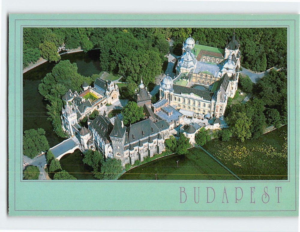 Postcard Vajdahunyad Castle Budapest Hungary