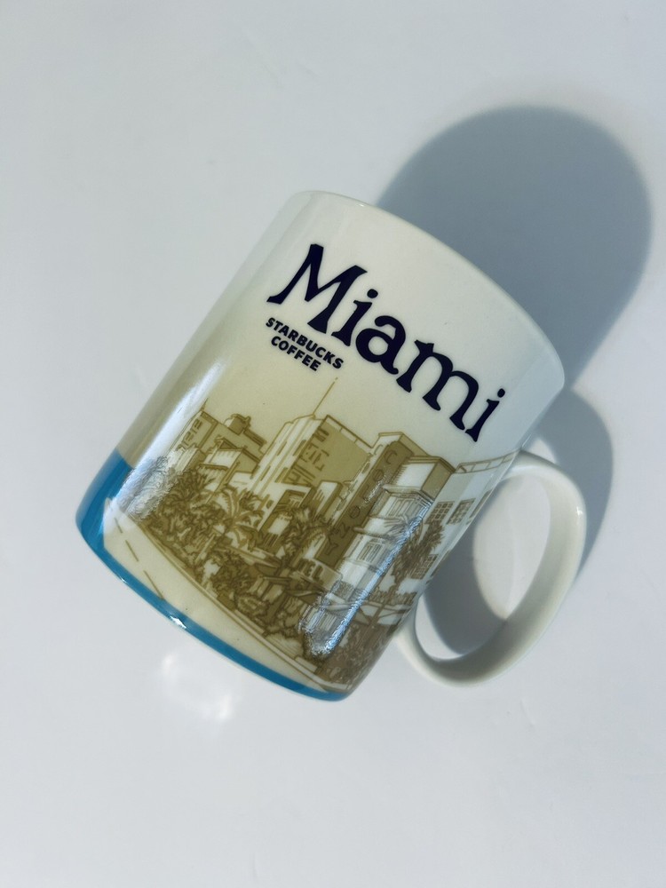 Starbucks MIAMI Coffee Mug Global City Icon Collector Series 16oz