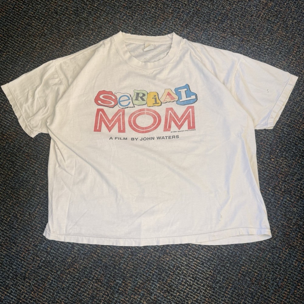 John Waters 1994 Serial Mom Movie T-Shirt XXL Horror, Single Stitch