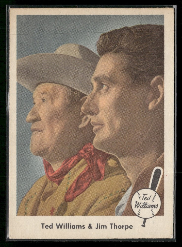 1959 Fleer Ted Williams #70 Ted Williams / Jim Thorpe