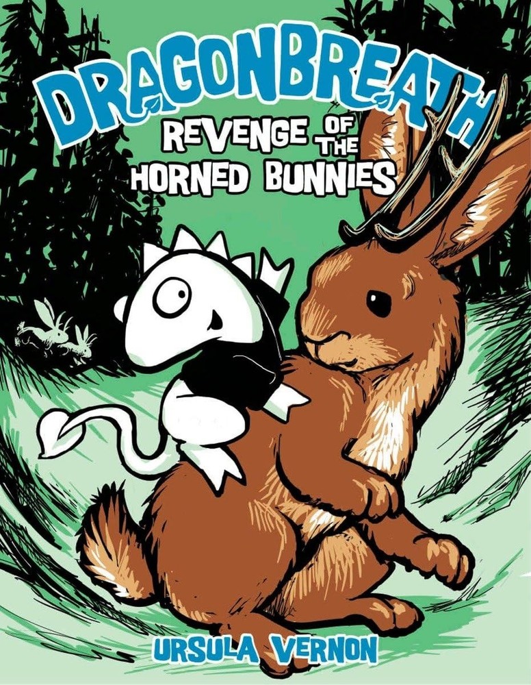 Revenge of the Horned Bunnies (Dragonbreath #6) - hardcover Vernon, Ursula