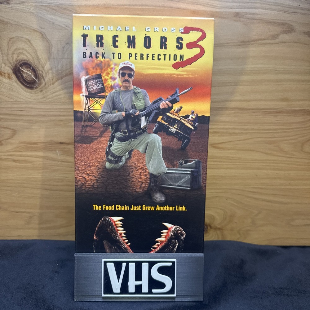 Tremors 3: Back to Perfection (VHS, 2001) * Buy 2 Get 1 Free - Bundle Shipping