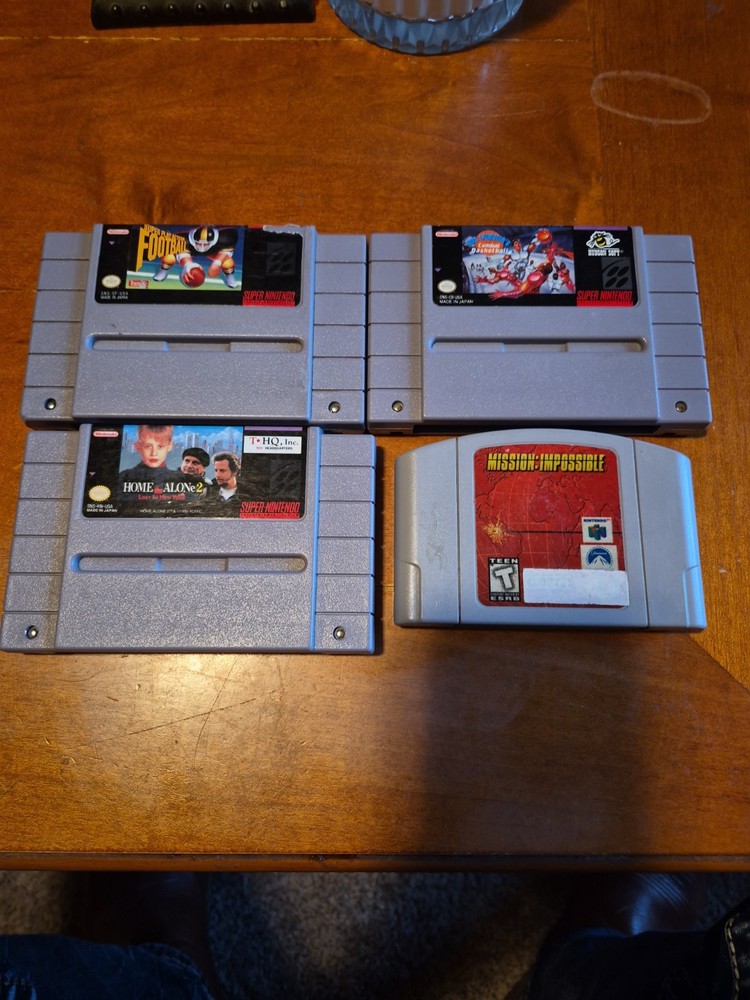 Lot Of 4 Super Nintendo & Nintendo 64 Games
