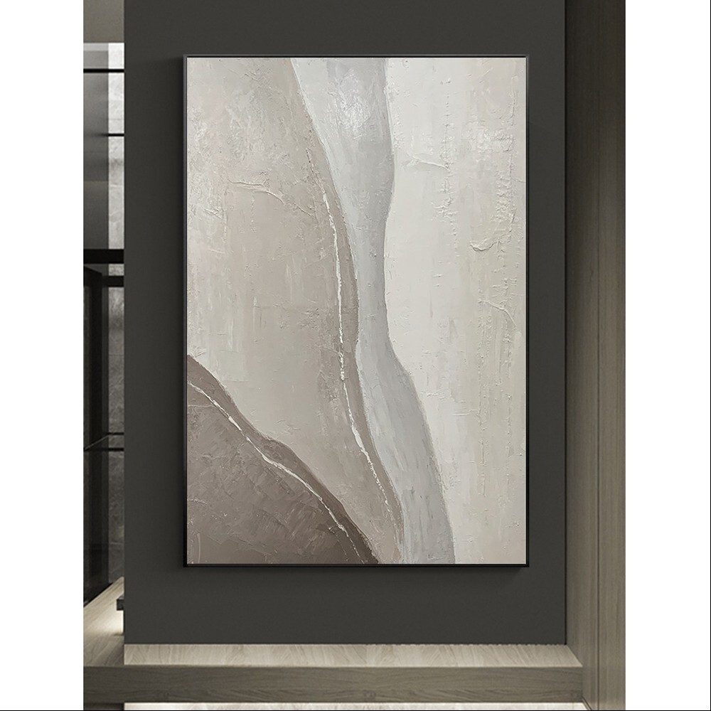 Morandi Abstraction Oil Painting Abstract Handmade Canvas Decorative Mural