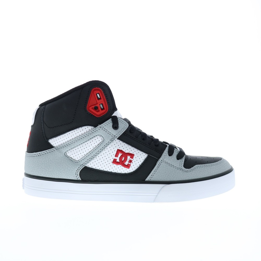 DC Pure High Top WC ADYS400043-BYR Mens Black Skate Inspired Sneakers Shoes