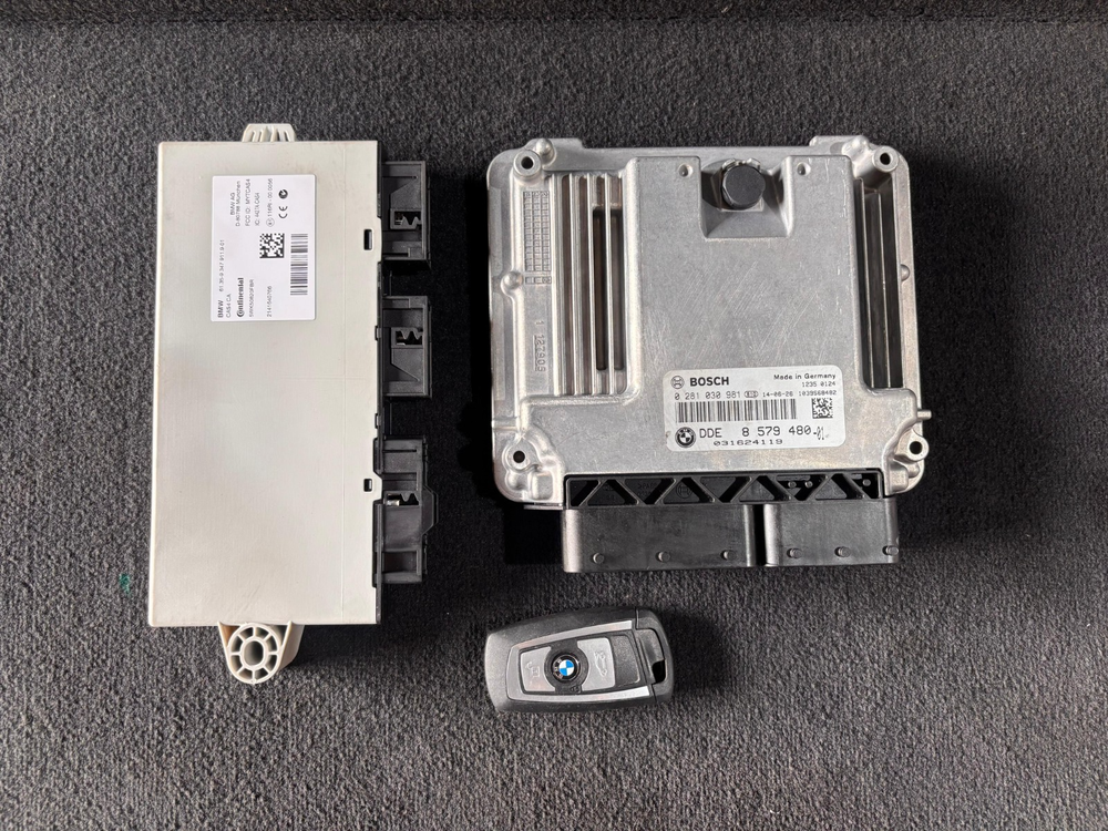 OEM BMW 520D F10 N47N M SPORT ENGINE CONTROL UNIT ECU SET  ONLY DDE 8579480