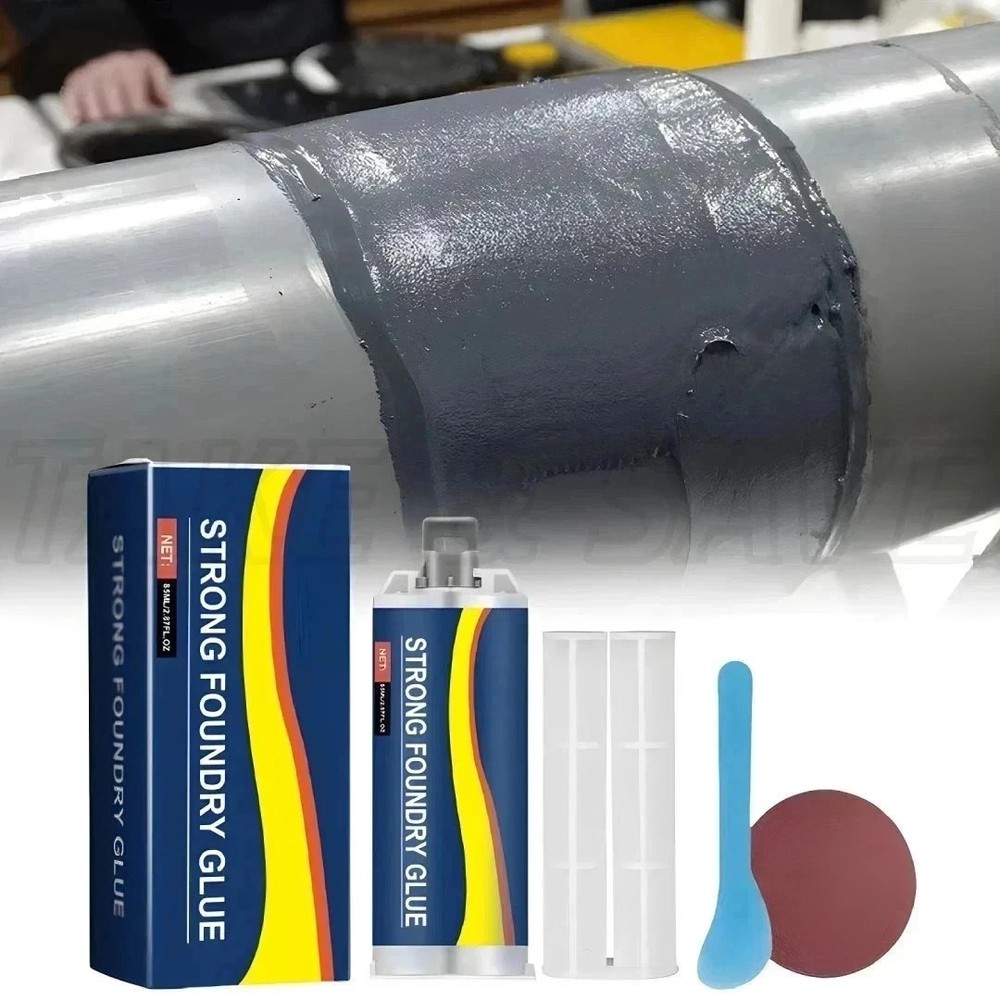 Strong Foundry Glue, High Temperature Resistant Casting Repair,Metal Repair Glue