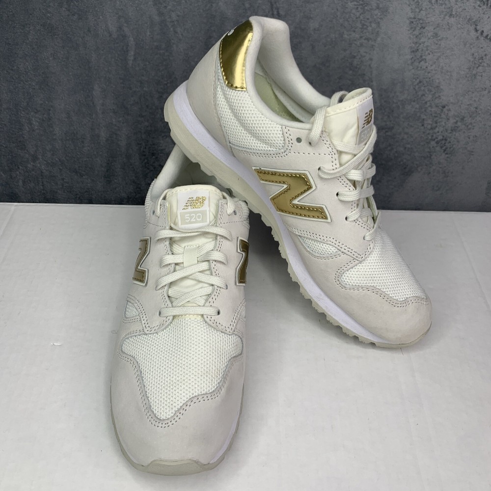 New Balance Womens 520 V1 WL520GDA Ivory Running Shoes Sneakers Size 9