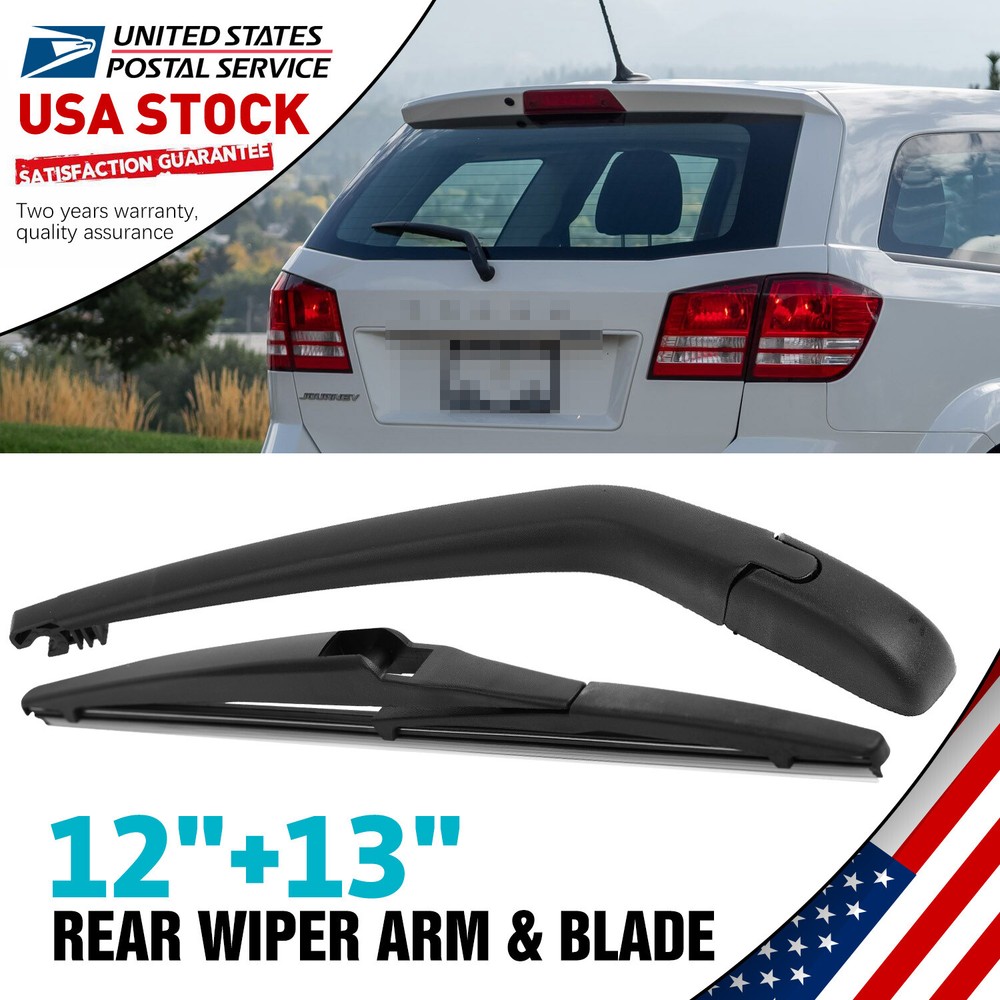 12-13 Inch Rear Windshield Wiper Blade and Arm Replacement Set 68040371AA
